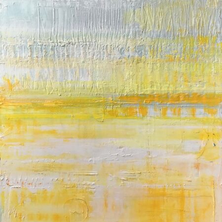 Golden Hour by Barbara Sussberg oil on canvas palette knife