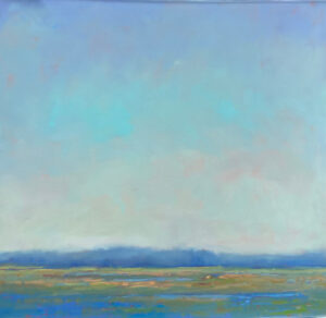 McCarthy Blue Marsh 36 sq oil on Canvas