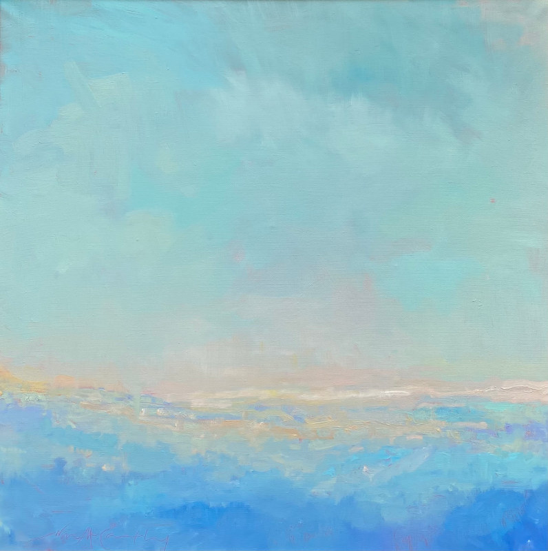 McCarthy Summer Blush Oil on Canvas Framed