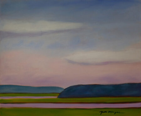 Morgan_Paula_10_Jones River Marsh 24 x 24 oil on canvas framed