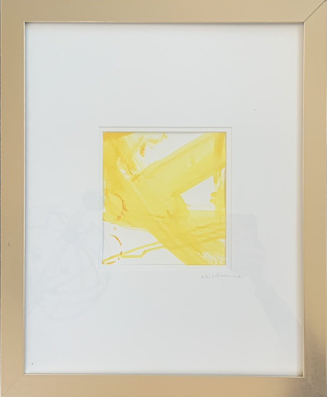 Re Scheidt Sunshine II Acrylic + Gouache on water Color paper 20 x16