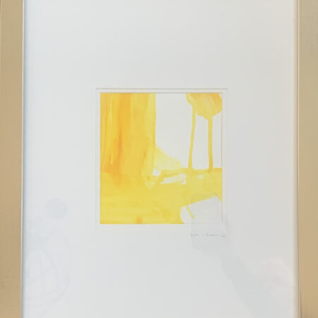 Re Scheidt Sunshine IV Acrylic + Goauche on watercolo paper framed 20 x 16