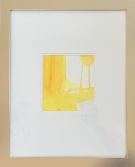 Re Scheidt Sunshine IV Acrylic + Goauche on watercolo paper framed 20 x 16