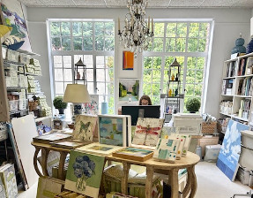 Retail-Shop-welcome Sandra Morgan Interiors and Art Gallery - Greenwich CT