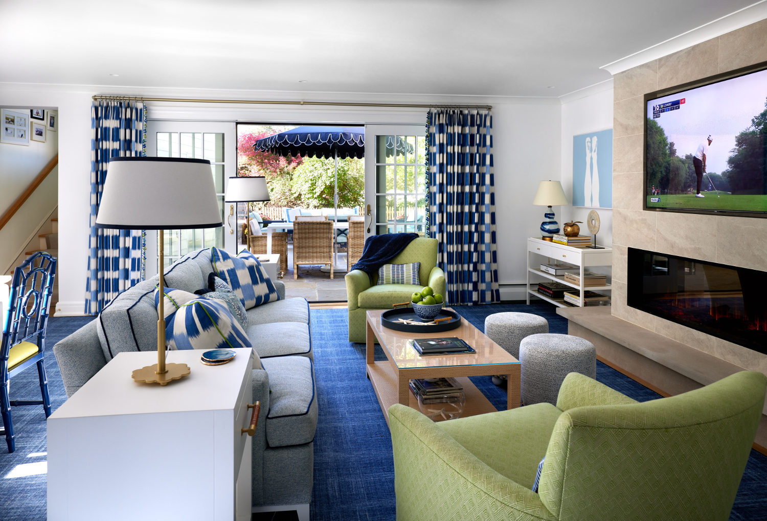 Interior design living room - Sandra Morgan Interiors and Art Prive Gallery, Greenwich CT