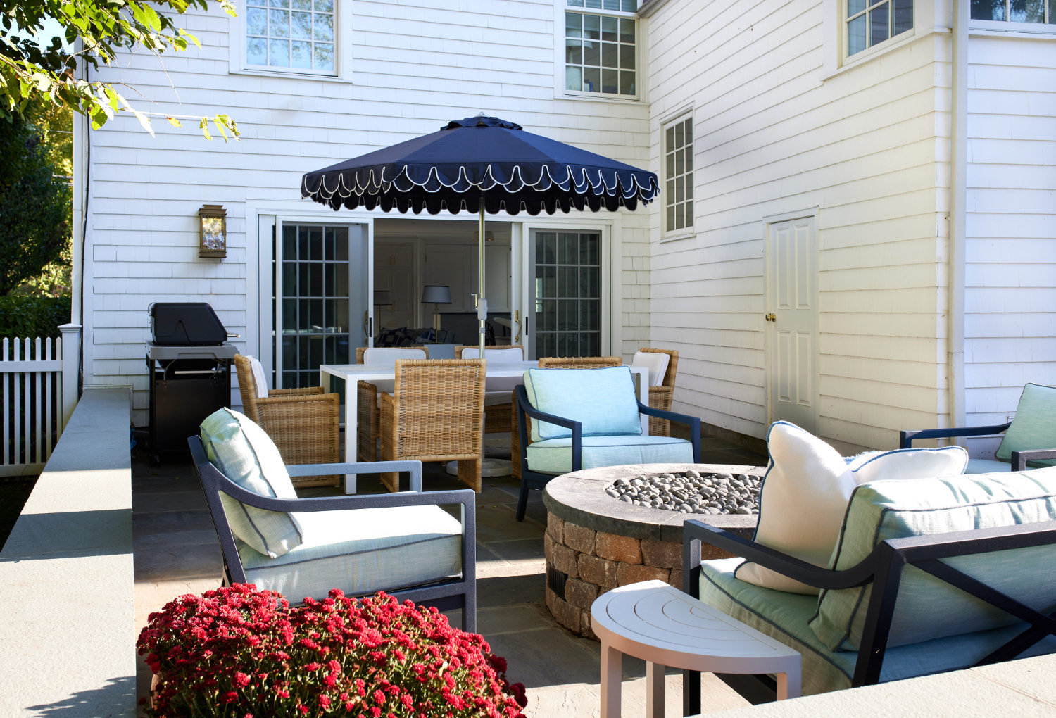 Terrace renovation - Sandra Morgan Interior Design, Greenwich CT