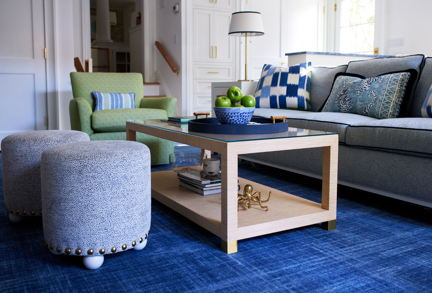 Living room design - Sandra Morgan Interiors and Art Prive Gallery, Greenwich CT
