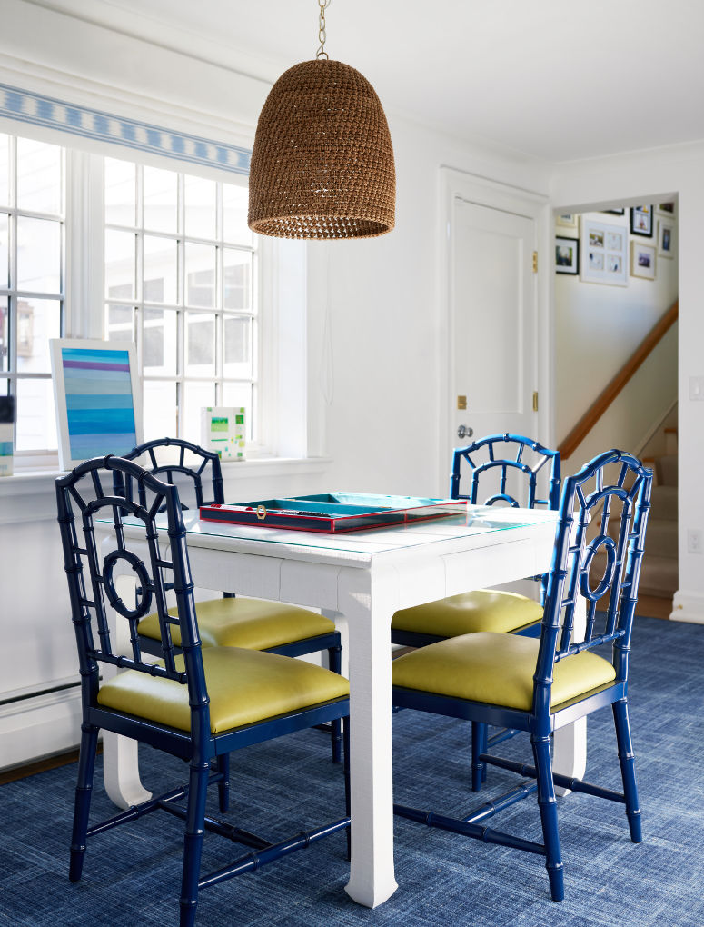 Kitchen nook design - Sandra Morgan Interiors and Art Prive Gallery, Greenwich CT